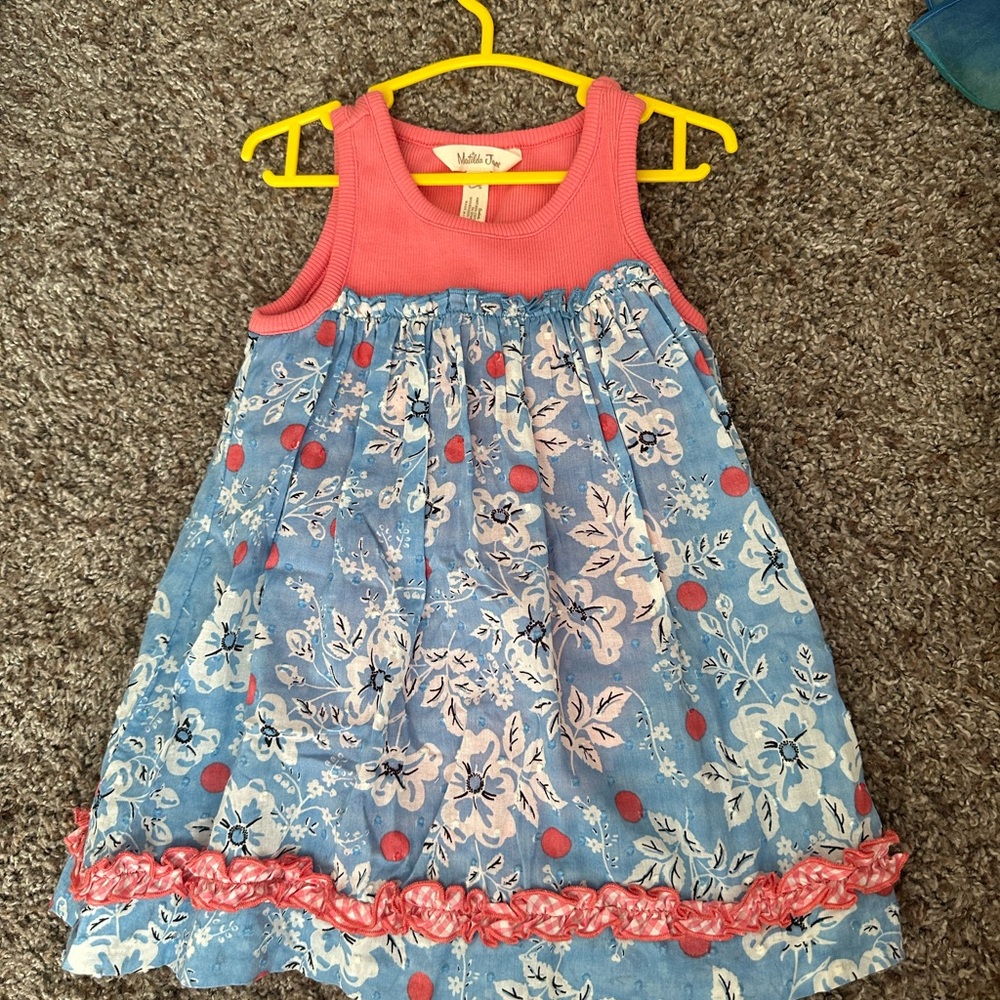 Matilda Jane Pink and Blue Floral Dress